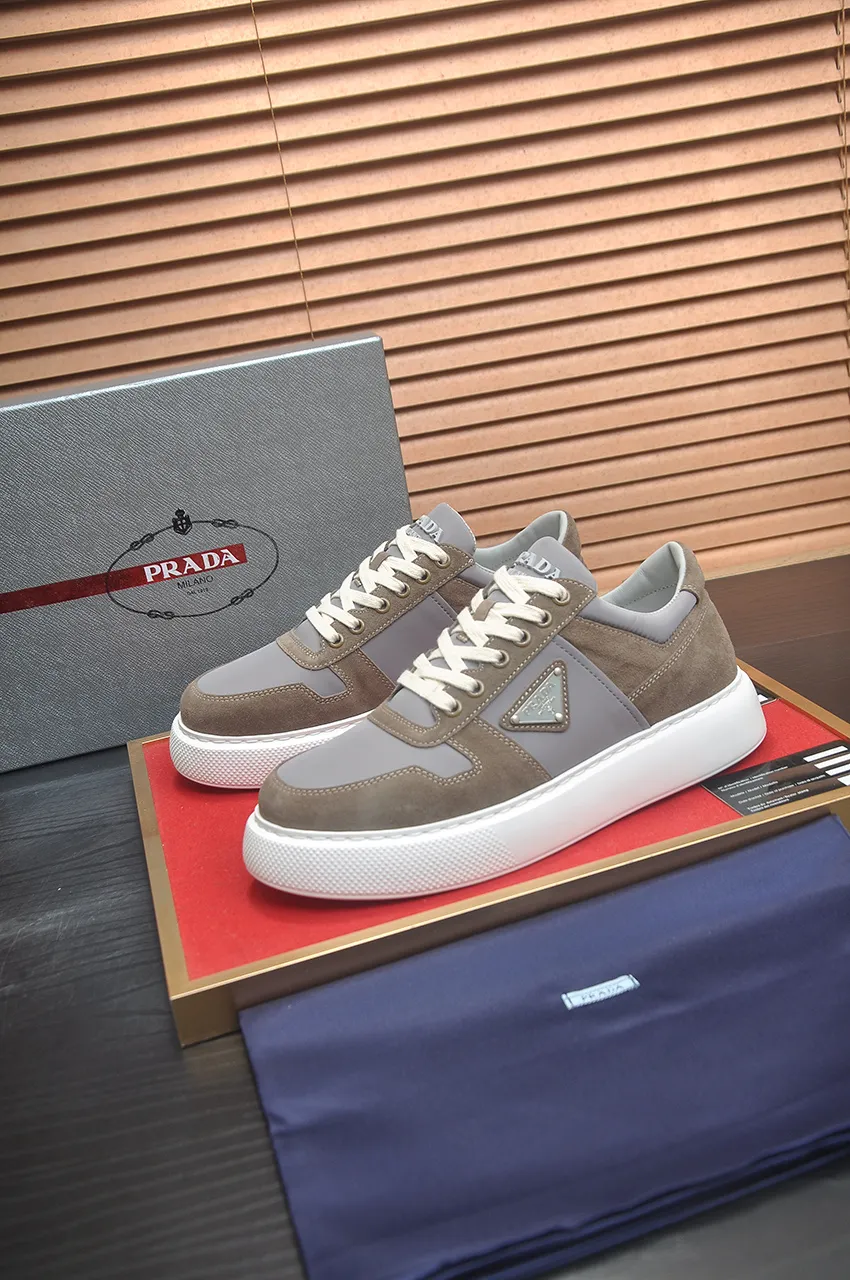 Men's shoes 💰580💶【PRADA】Top original, new season, high quality original goods, top imported calfskin with original imported glue, imported cowhide inside with original cowhide feet, original outsole! Quality guaranteed! Code 38-45 (45 customized)
